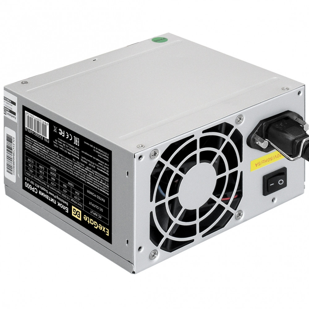Блок питания ExeGate CP600 EX292144RUS-S 600 Вт - миниатюра 2
