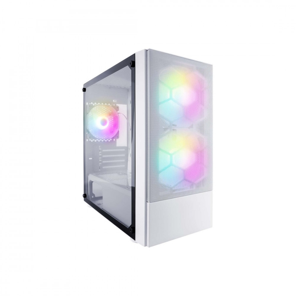 Корпус 1STPLAYER FIREBASE X4 White X4-M-WH-2F7-14-W-1F7-W Mini-Tower — фото товара