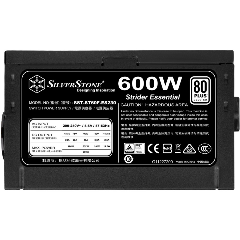 Блок питания Silverstone SST-ST60F-ES230 G540ST600E23220 600 Вт — фото товара