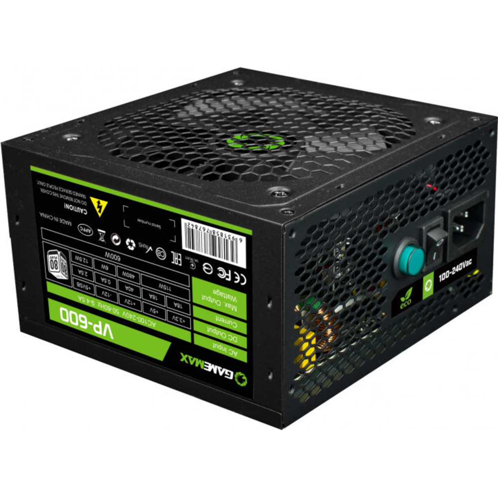 Блок питания GameMax 600W VP-600 v2 600 Вт — фото товара