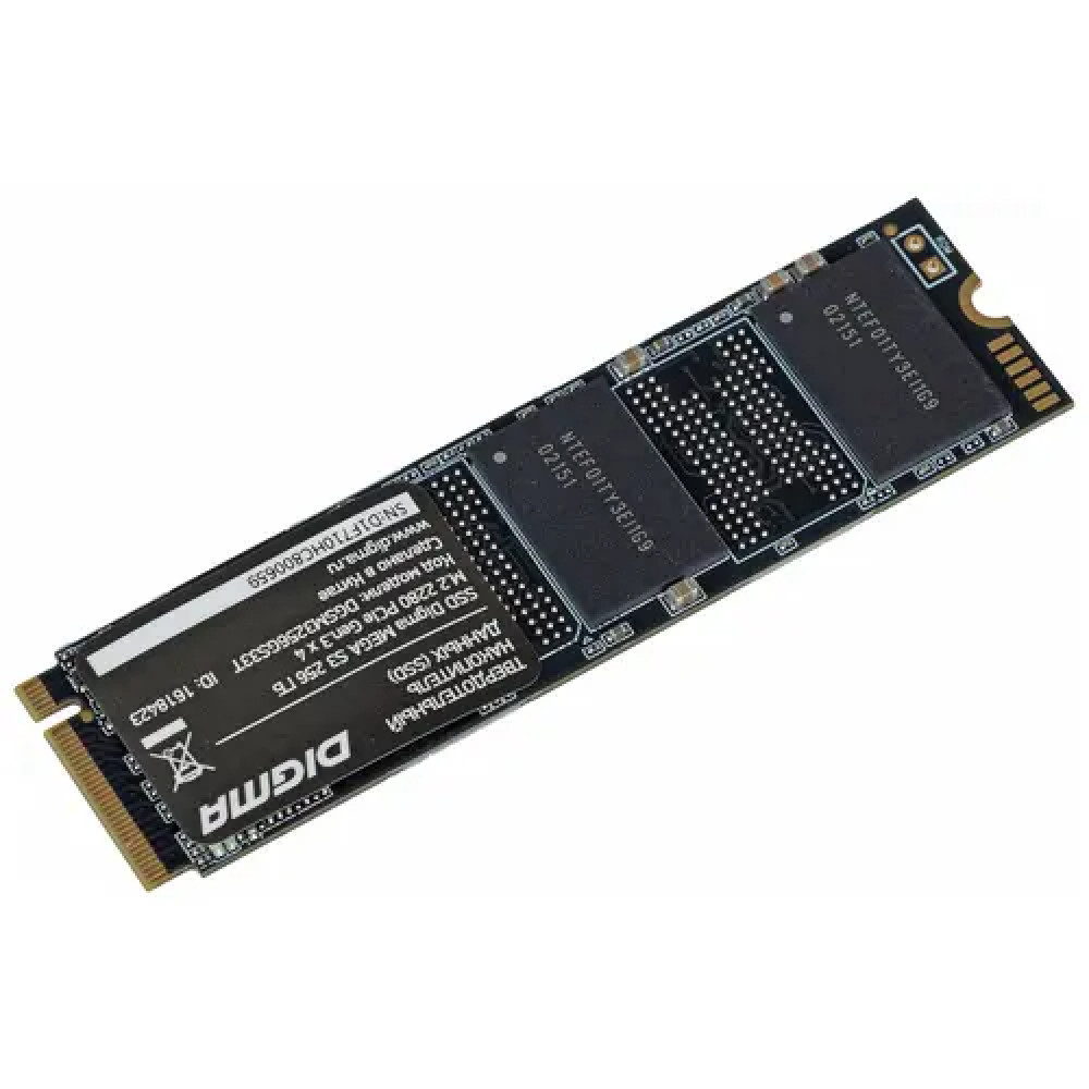 Жесткий диск Digma Mega S3 [DGSM3256GS33T] SSD (твердотельные), 256 ГБ, M.2 - миниатюра 2