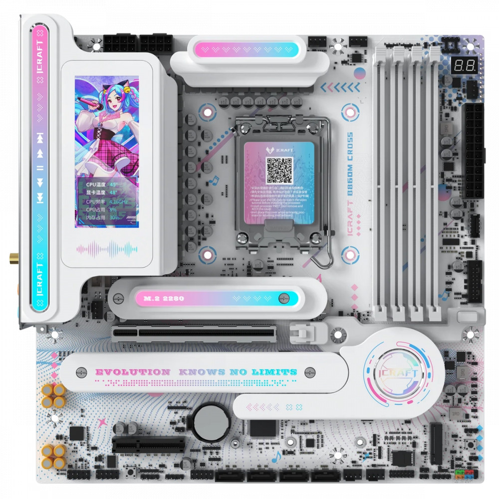 Материнская плата Maxsun MS-iCraft B860M CROSS PRO 6940709661710 Micro-ATX, LGA 1851 — фото товара