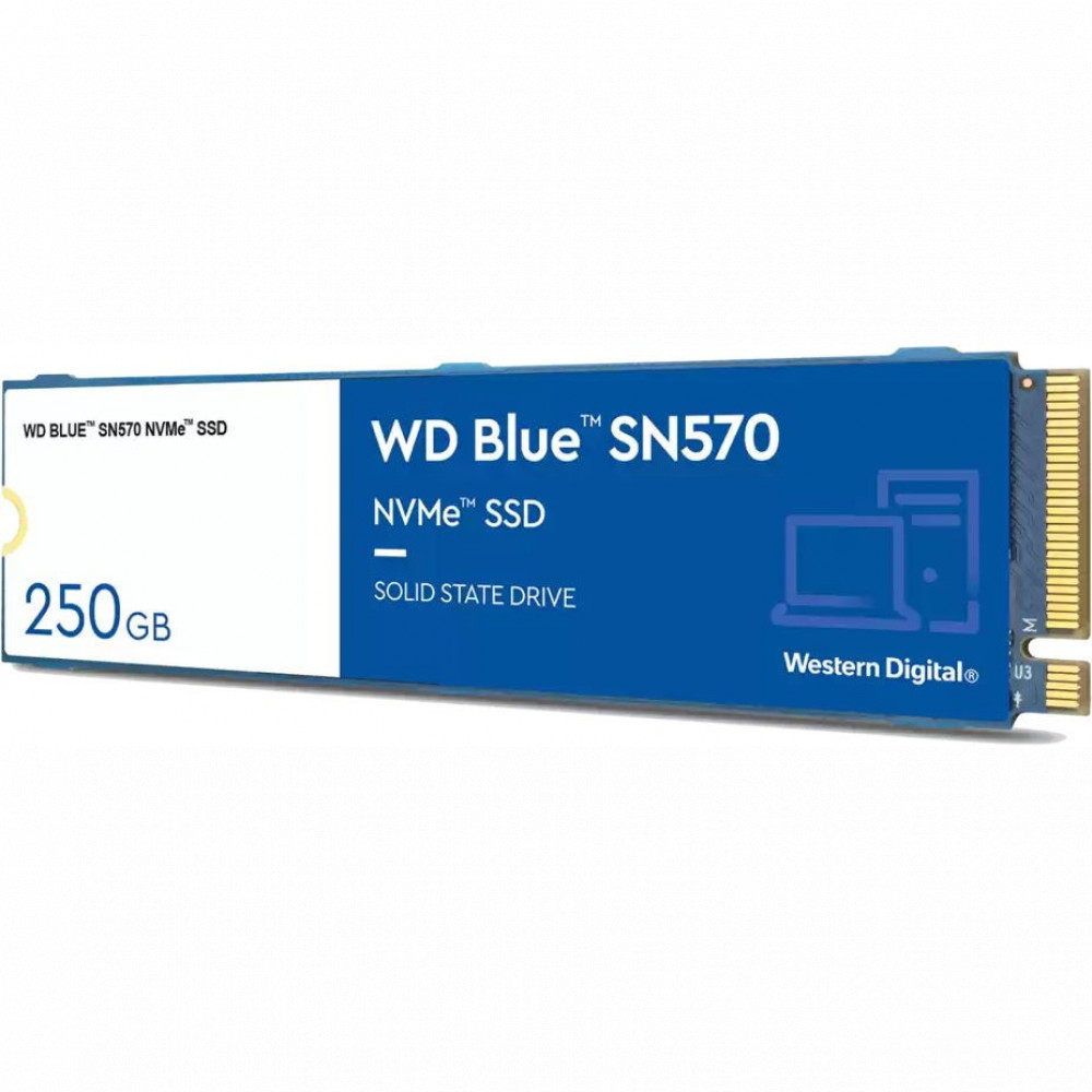 Жесткий диск Western Digital SN570 WDS250G3B0C SSD (твердотельные), 250 ГБ, M.2, PCIe - миниатюра 2