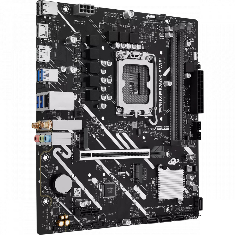 Материнская плата Asus PRIME B760M-F WIFI Micro-ATX, LGA 1700 - миниатюра 2