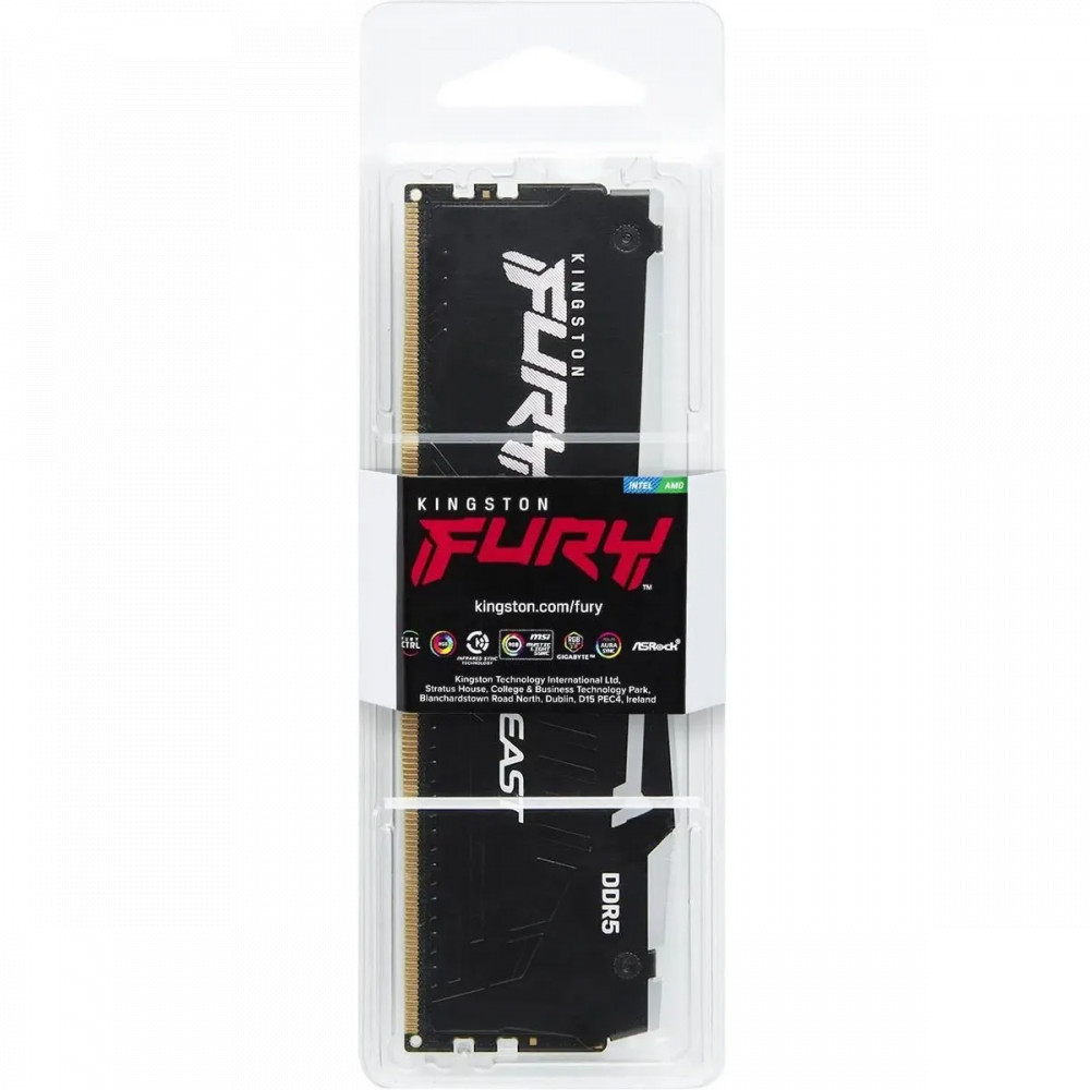 ОЗУ Kingston Fury Beast KF560C36BBE2A-32 DIMM, DDR5, 32 Гб, 6000 МГц - миниатюра 2