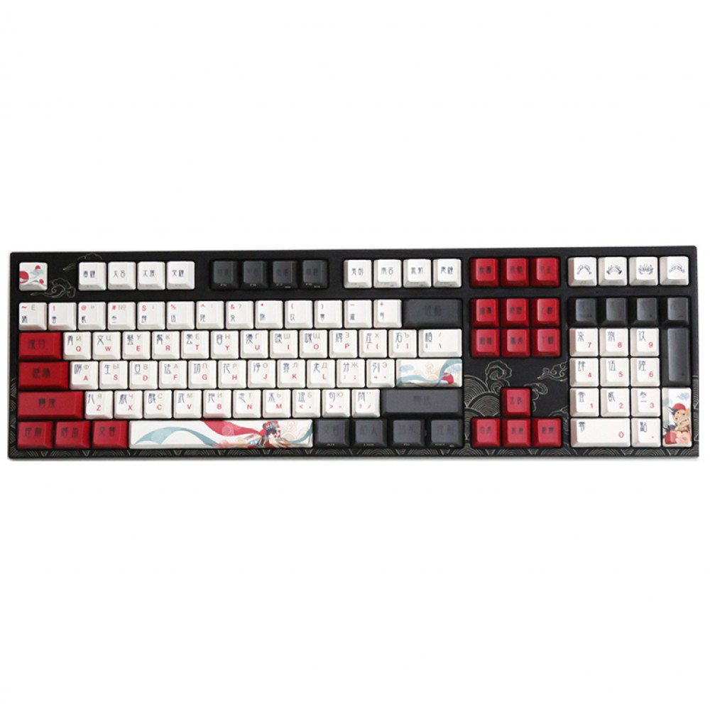 Клавиатура Varmilo Beijing Opera VPG108 Cherry Mx Silent Red A61A028D5A5A06A025 Проводная, Bluetooth — фото товара