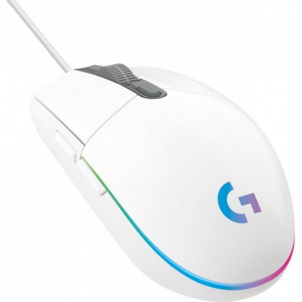 Мышь Logitech G102 LIGHTSYNC, White 910-005824 Игровые, Проводная — фото товара