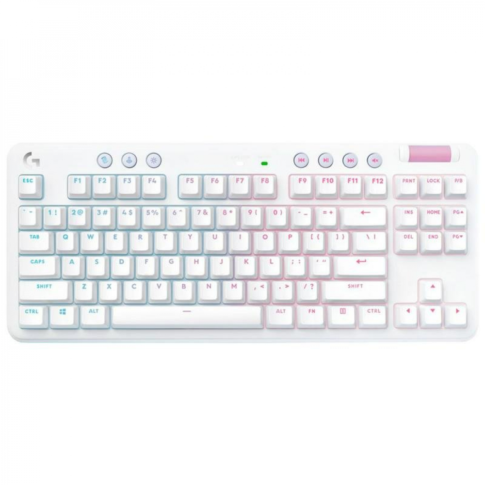 Клавиатура Logitech G715 TKL LIGHTSPEED RGB OFF WHITE 920-010464 Беспроводная, Bluetooth - миниатюра 2