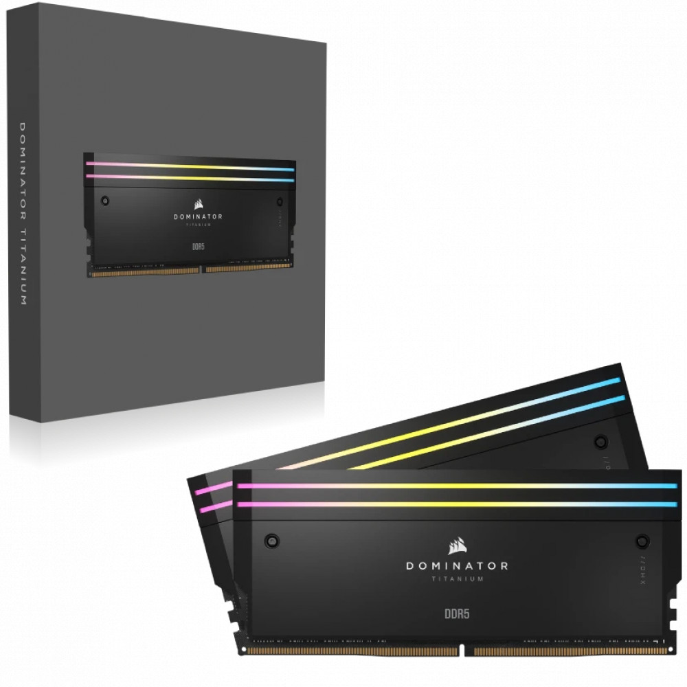 ОЗУ Corsair Dominator Titanium RGB CMP32GX5M2X7000C34 DIMM, DDR5, 32 Гб (2 х 16 Гб), 7000 МГц - миниатюра 4