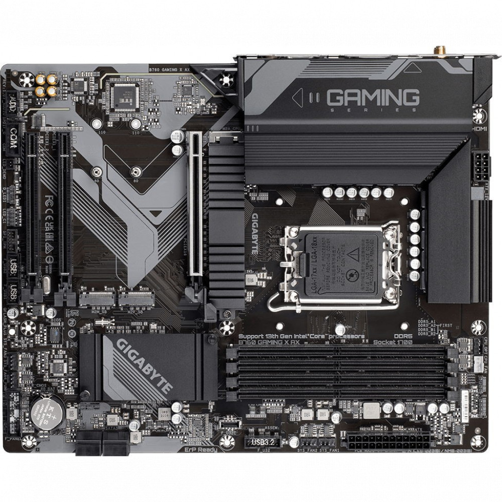 Материнская плата Gigabyte B760 GAMING X AX ATX, LGA 1700 - миниатюра 4