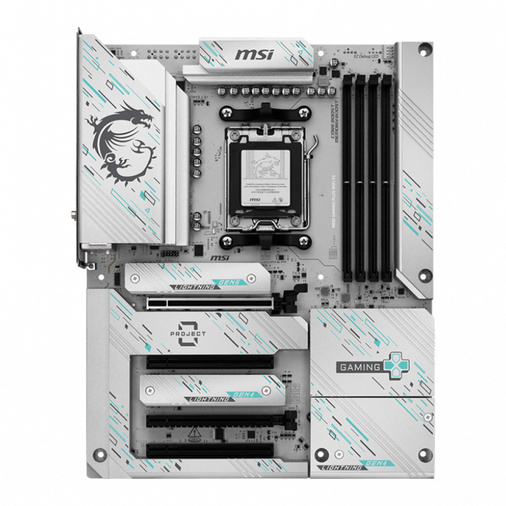Материнская плата MSI B850 GAMING PLUS WIFI PZ ATX, AMD AM5 — фото товара