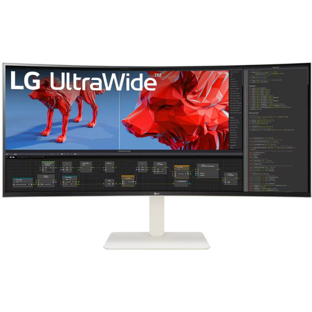 Монитор LG UltraWide 38WR85QC-W 38WR85QC-W.ARUZ 38 ", IPS, Quad HD+ 3840x1600 (12:5), 144 Гц — фото товара