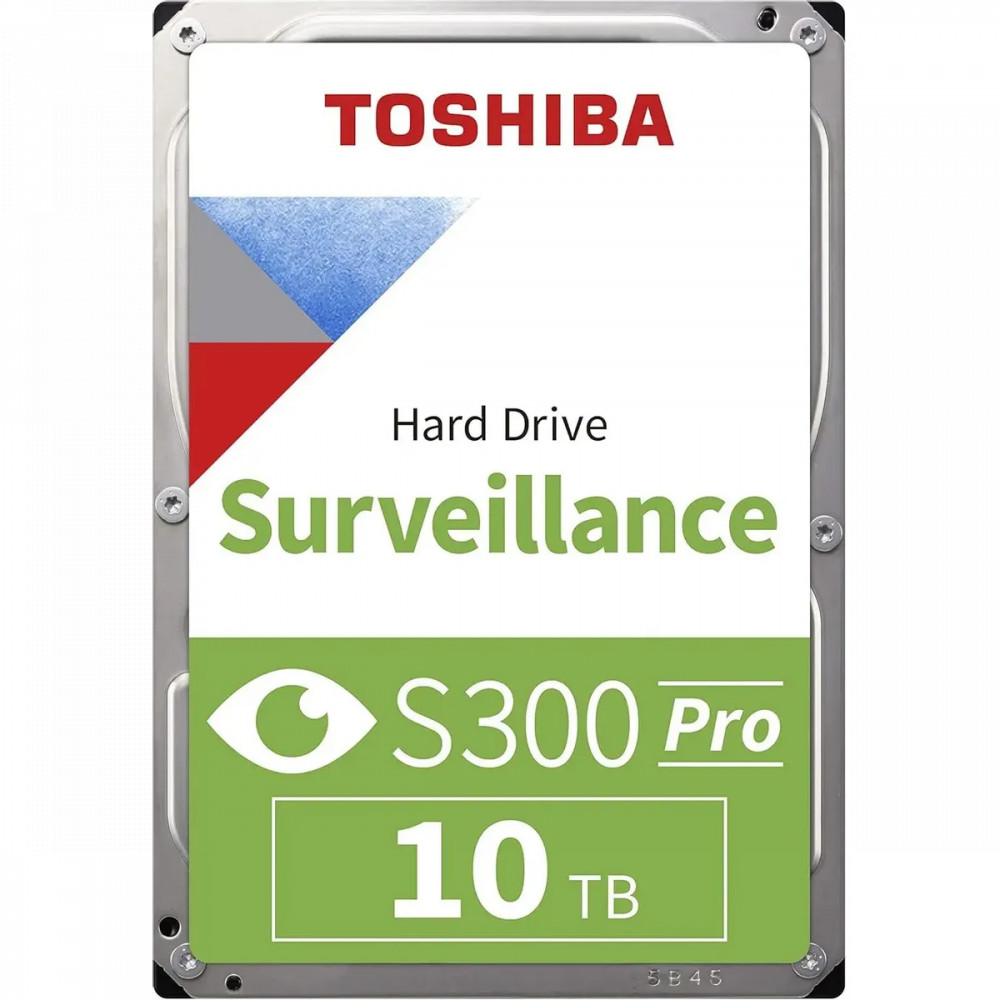 Жесткий диск Toshiba MD10ADA10TV Surveillance S300 Pro HDD (классические), 10 ТБ, 3.5 дюйма, SATA — фото товара