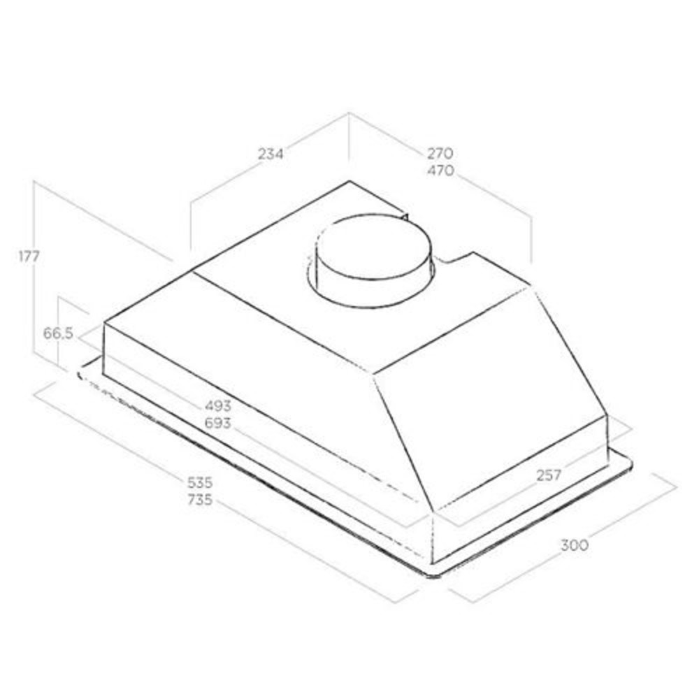 Вытяжка JET AIR GR/A/72-PRF0153829 VIERA GR/A/72-PRF0153829 - миниатюра 2