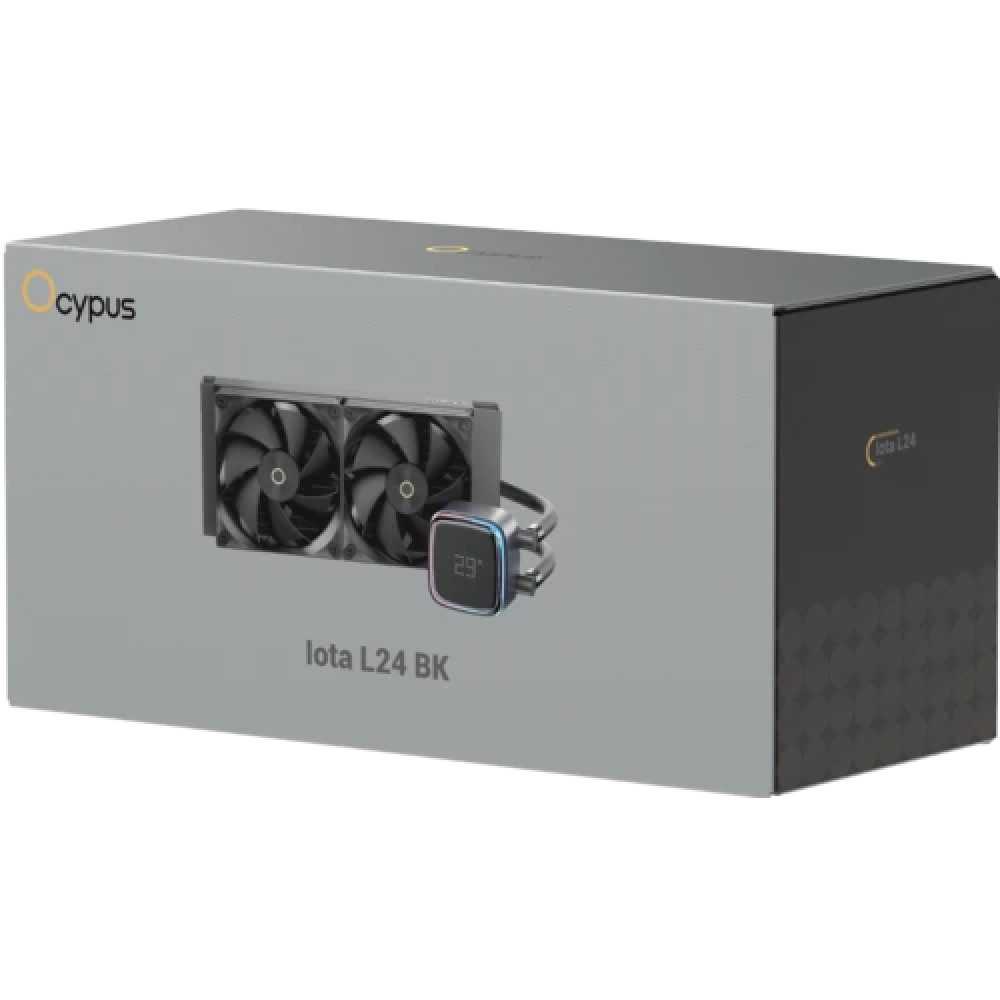 Система охлаждения Ocypus Iota L24 BK ARGB Black Iota-L24-BK2ANWNN00X-GL Для процессора - миниатюра 2