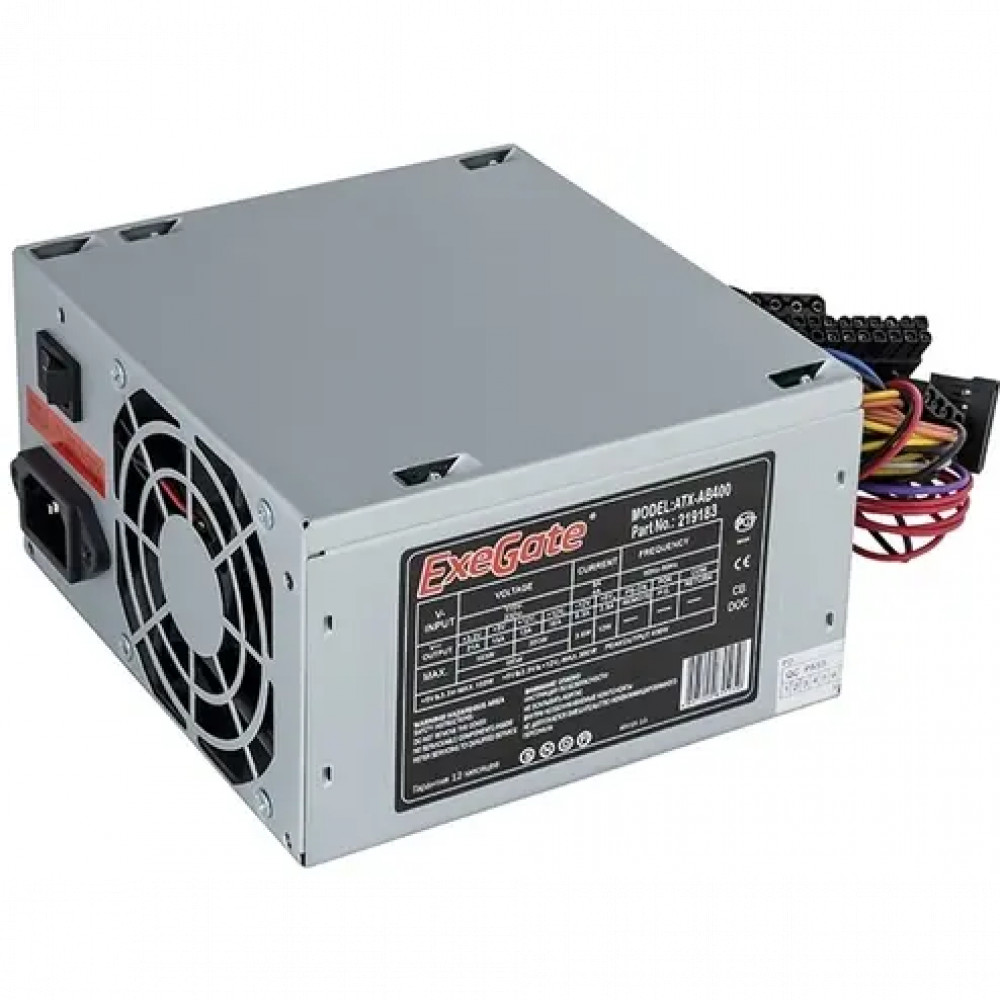 Блок питания ExeGate AB400 EX219183RUS-PC 400 Вт - миниатюра 2