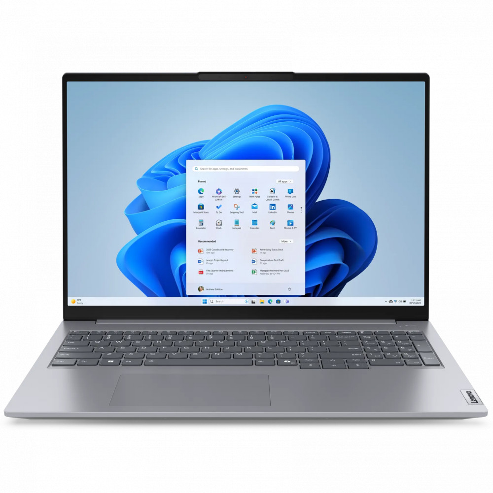 Ноутбук Lenovo ThinkBook 16 G7 ARP 21MW000YRU 16 ", WUXGA 1920x1200 (16:10), AMD, Ryzen 7, 16 Гб, 1 ТБ, AMD Radeon Graphics - миниатюра 2