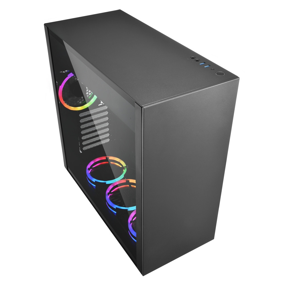 Корпус Sharkoon PURE STEEL BLACK RGB Mid-Tower — фото товара