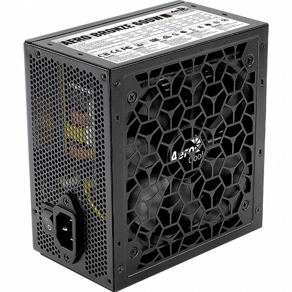 Блок питания Aerocool Aero Bronze 600W 600W AEROCOOL AERO BRONZE 600 Вт — фото товара