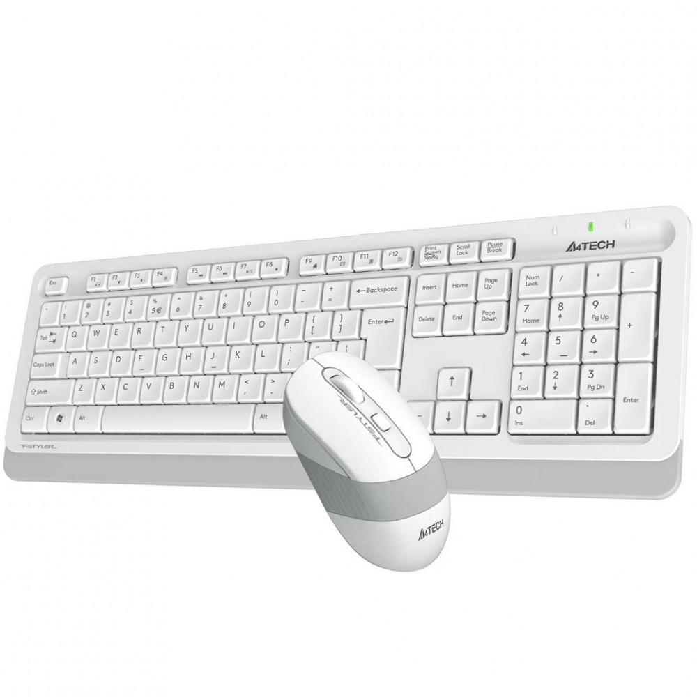 Клавиатура + мышь A4Tech Fstyler FG1010 White FG1010 WHITE - миниатюра 3