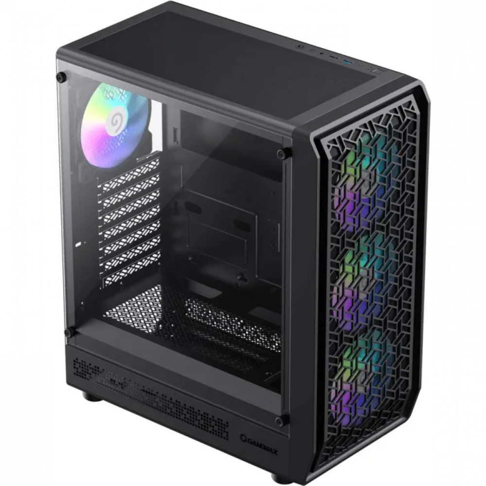 Корпус GameMax Forge AB - Black 1115-3801R0007 Mid-Tower - миниатюра 3