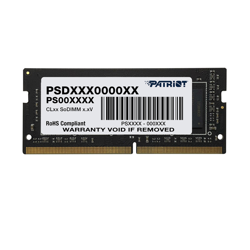 ОЗУ Patriot DDR4 SL 32GB 3200MHz UDIMM PSD432G32002 SO-DIMM, DDR4, 32 Гб, 3200 МГц — фото товара