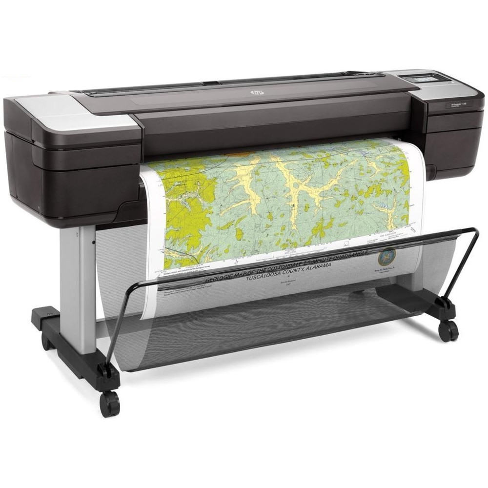 Плоттер HP DesignJet T1700 44-in PostScript 1VD87A Цветной, Струйная, A0+ (44 дюйма) (1118), 44" — фото товара