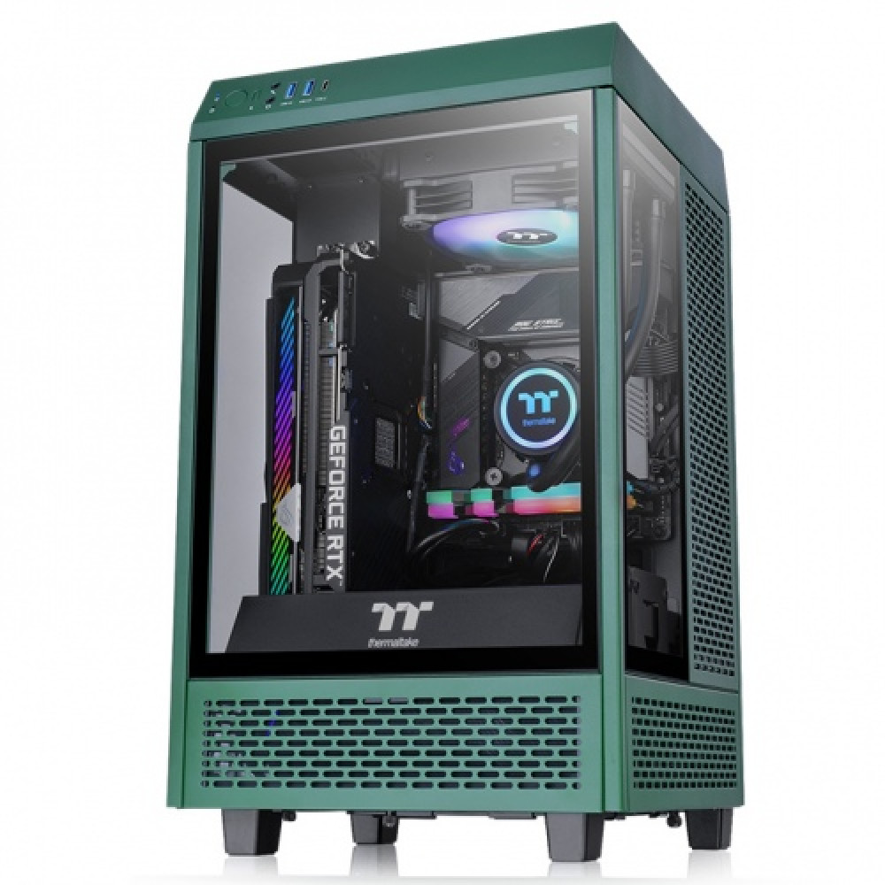 Корпус Thermaltake The Tower 100 Racing Green CA-1R3-00SCWN-00 Mini-Tower - миниатюра 3