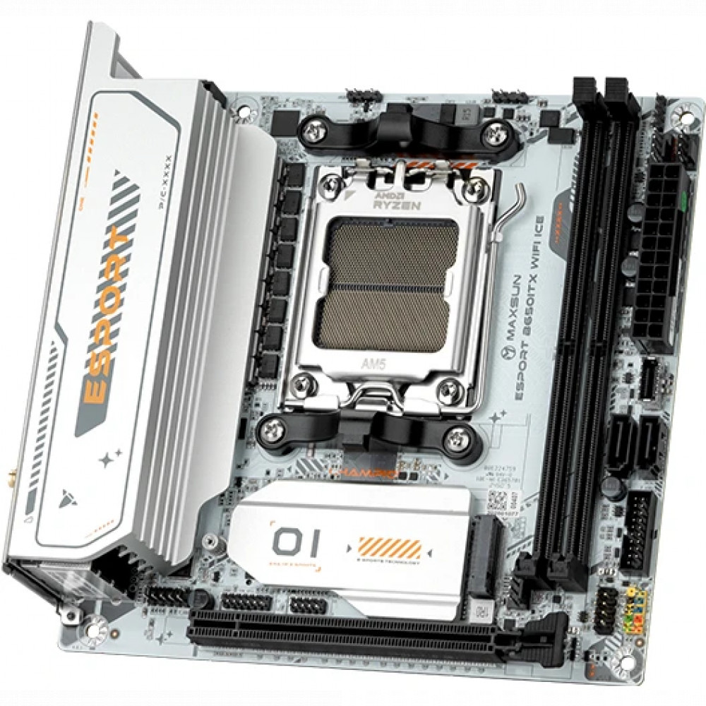 Материнская плата Maxsun MS-eSport B650ITX WIFI Ice Mini-ITX, AMD AM5 — фото товара