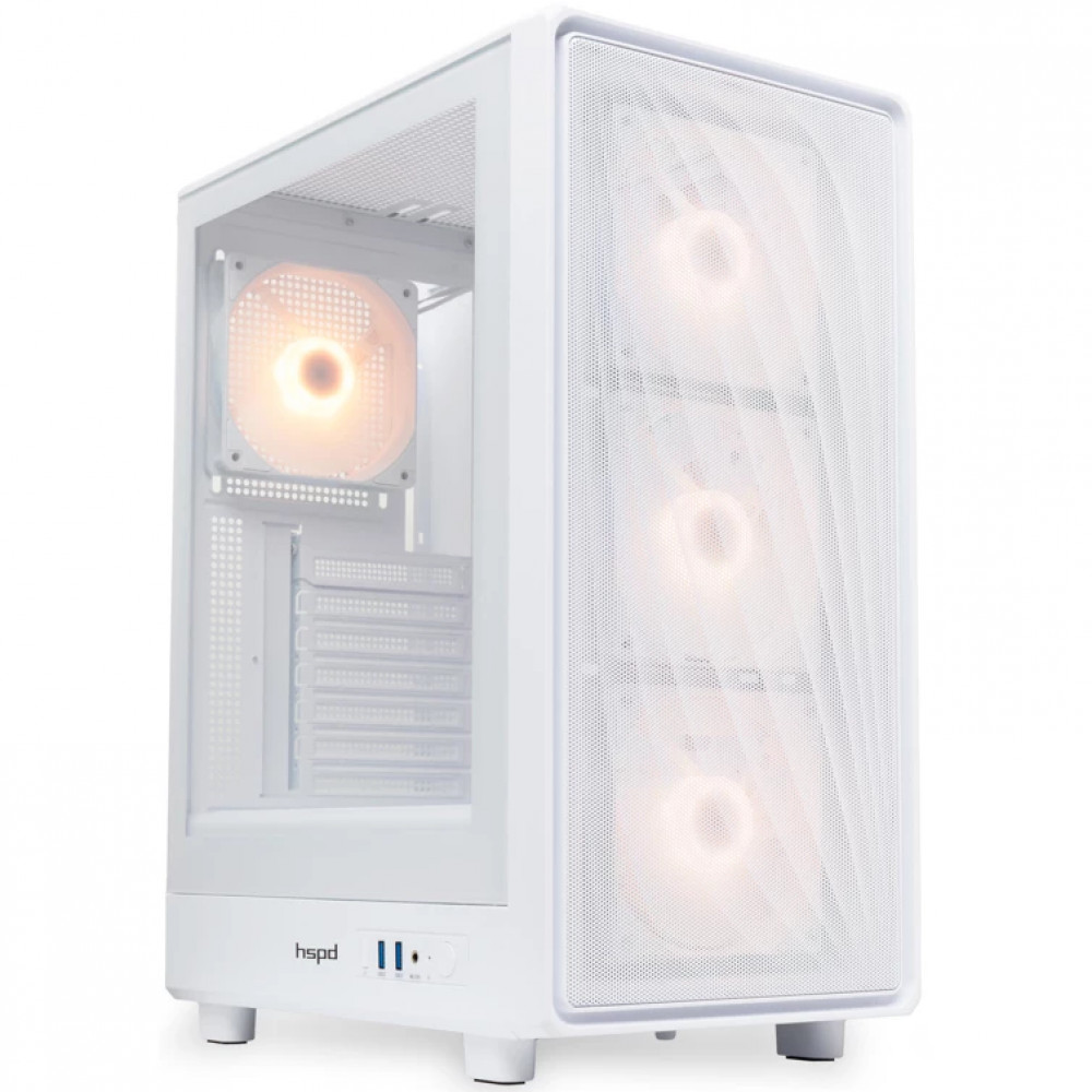 Корпус HSPD M510-TGWH-ARGB Mid-Tower — фото товара
