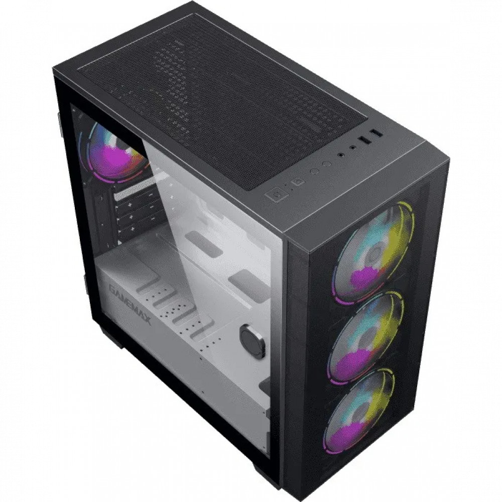 Корпус GameMax Aero mini Black 1110-6607R0017 Mini-Tower - миниатюра 2