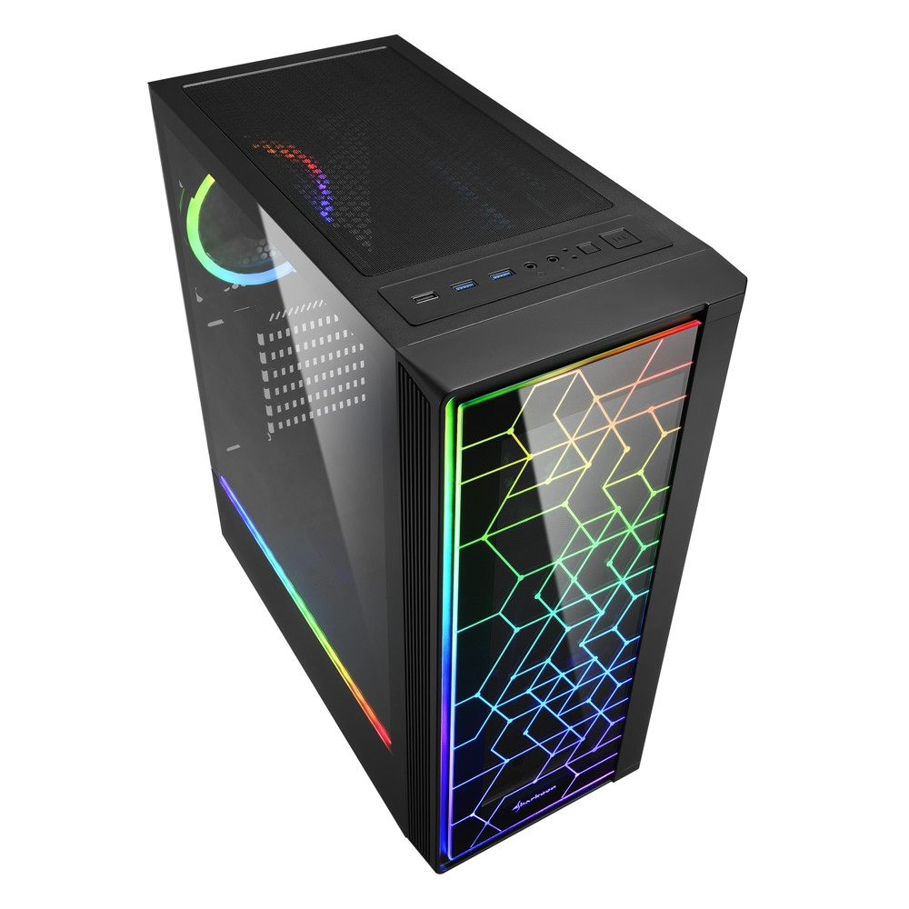 Корпус Sharkoon RGB LIT100 Mid-Tower — фото товара