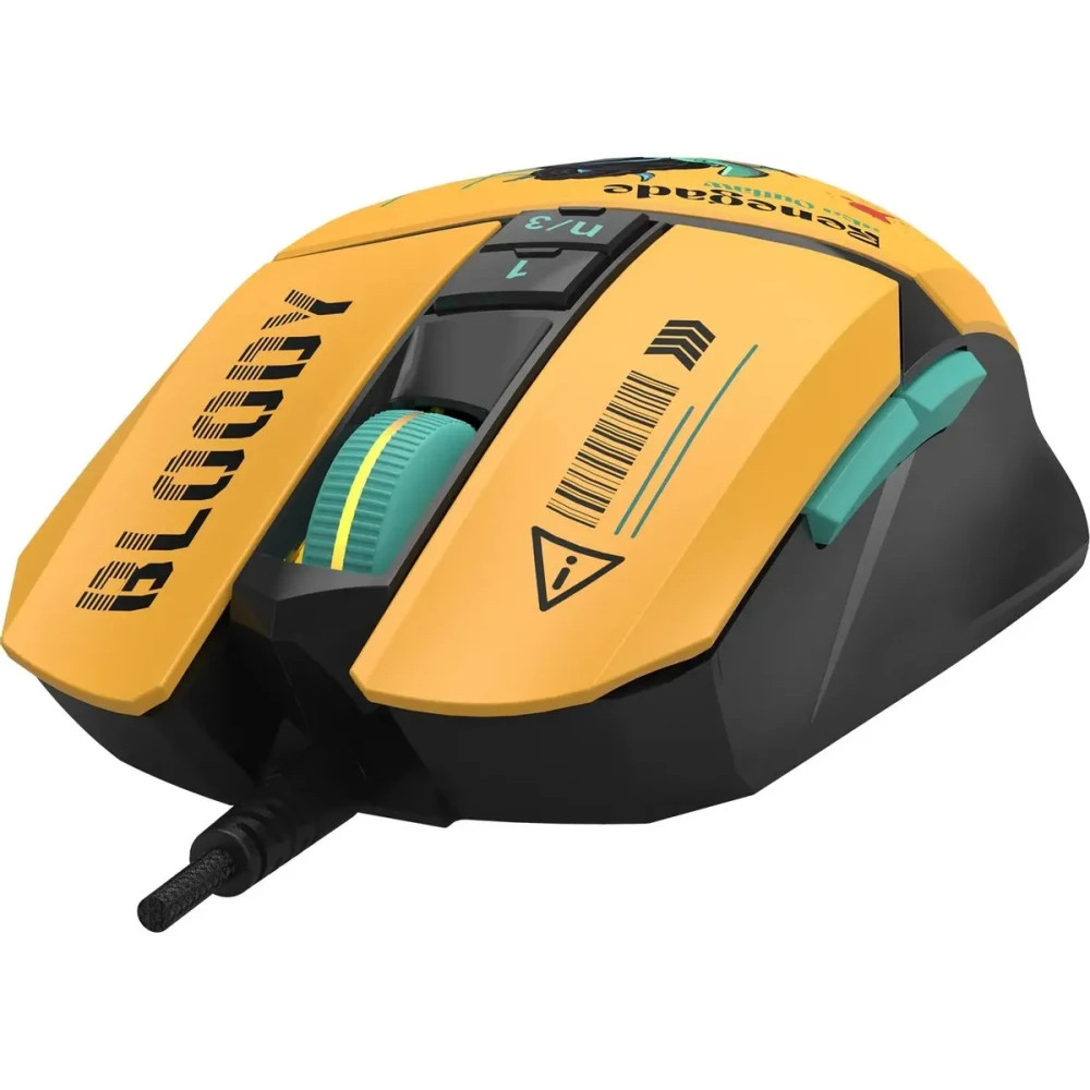 Мышь Bloody W63 Max Renegade Yellow Sunset W63 MAX/ RENEGADE SUNSET ACTIVATED Игровые, Проводная - миниатюра 4