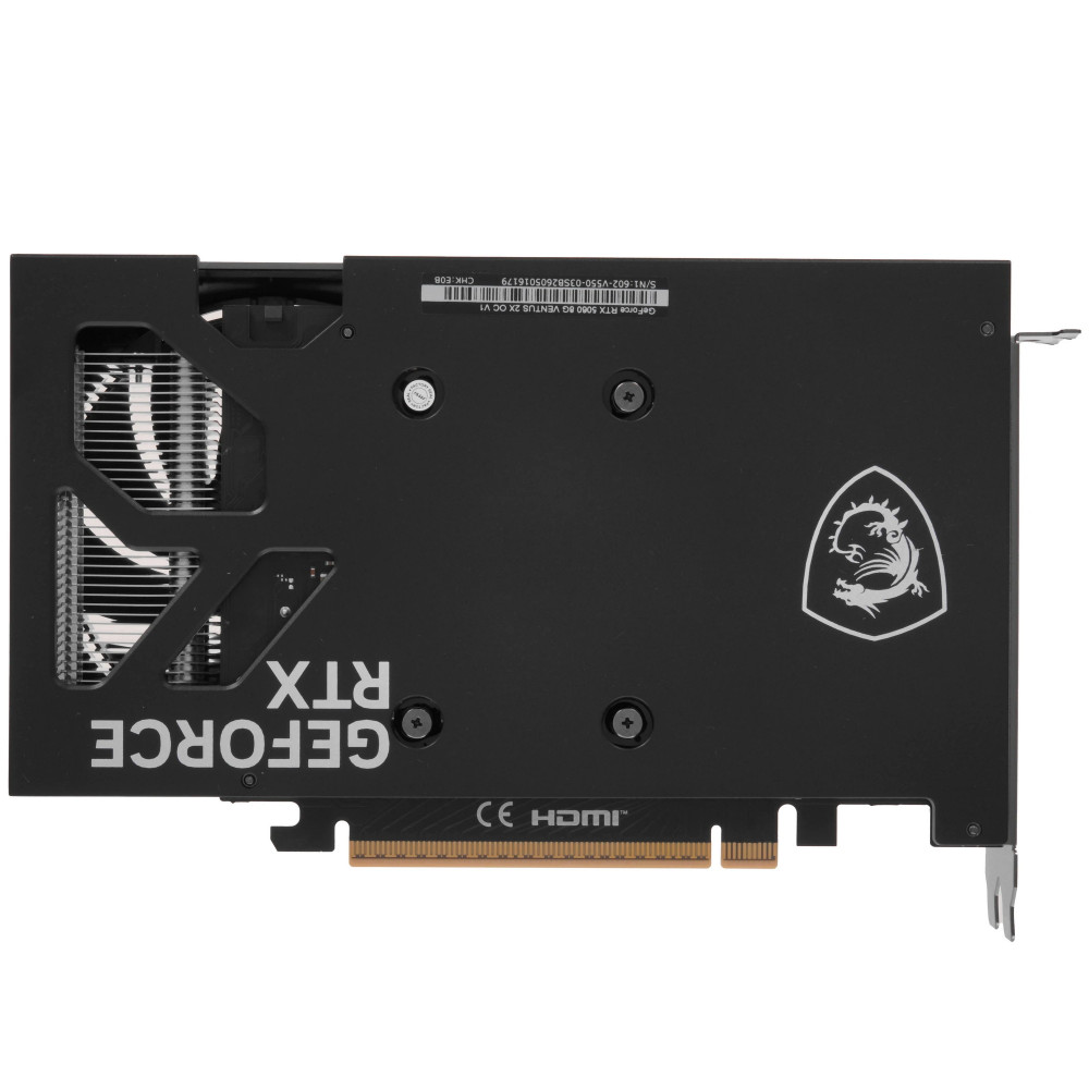 Видеокарта MSI RTX 5060 8G VENTUS 2X OC V1 8 ГБ - миниатюра 2