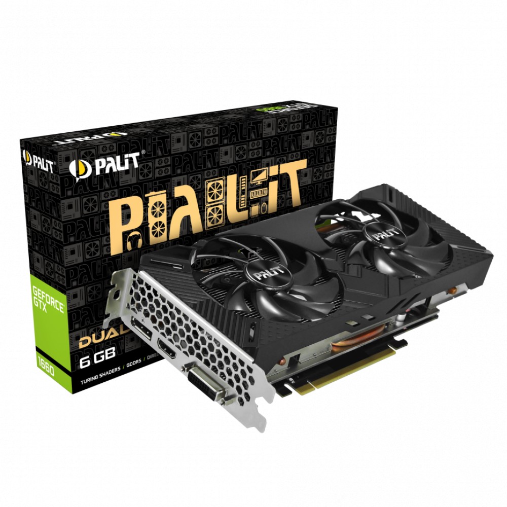 Видеокарта Palit PA-GTX1660 DUAL 6G NE51660018J9-1161C 6 ГБ - миниатюра 9