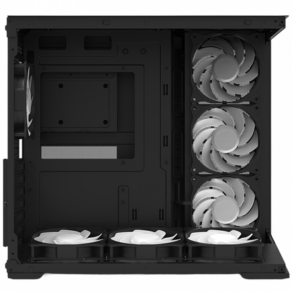 Корпус Zalman D40F D40F Black Mid-Tower - миниатюра 2