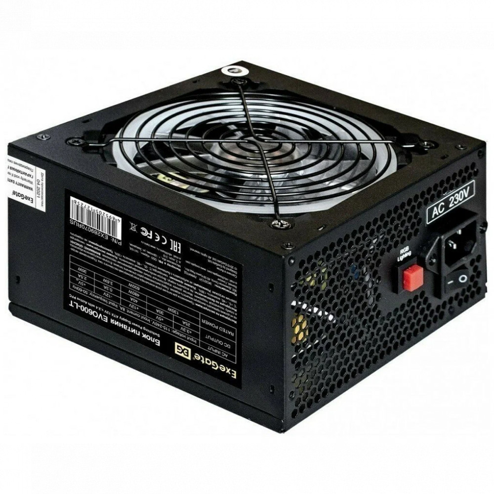 Блок питания ExeGate EVO800-LT EX289069RUS 800 Вт - миниатюра 2