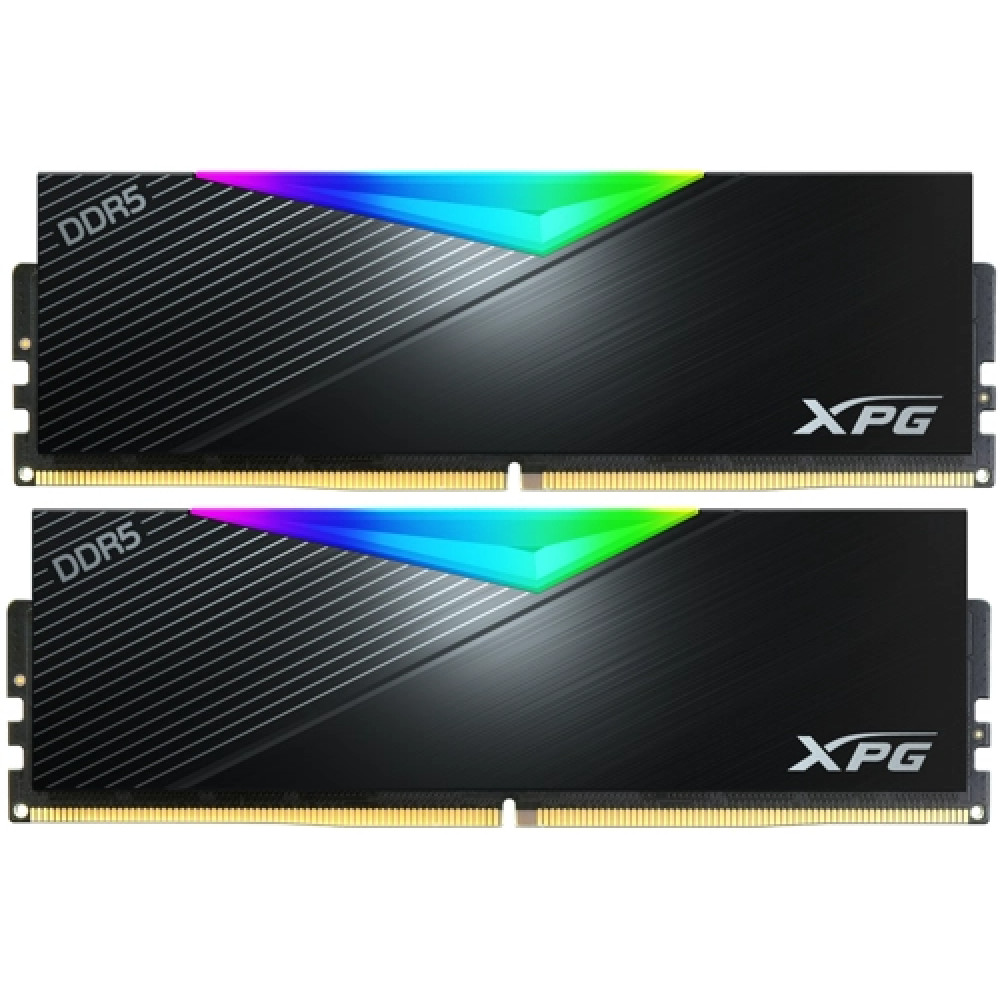 ОЗУ ADATA XPG Lancer RGB AX5U6000C3032G-DCLARBK DIMM, DDR5, 64 Гб (2 х 32 Гб), 6000 МГц — фото товара