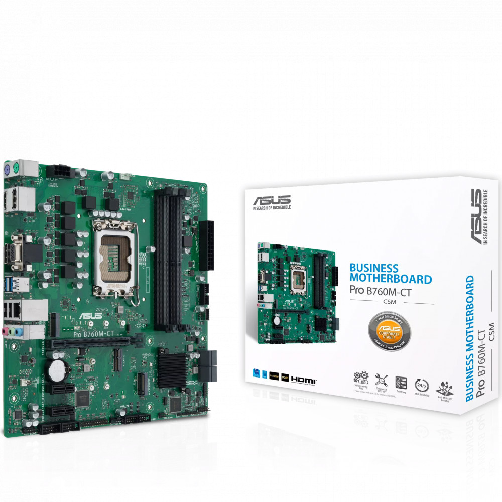 Материнская плата Asus Pro B760M-CT-CSM Micro-ATX, LGA 1700 - миниатюра 6