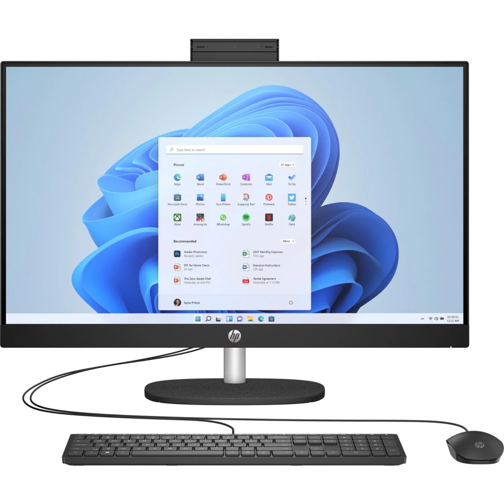 Моноблок HP 27-cr0064ci NT 27 D2QL6EA 27 ", AMD, Ryzen 5, 7520U, 2.8, 16 Гб, 512 Гб — фото товара