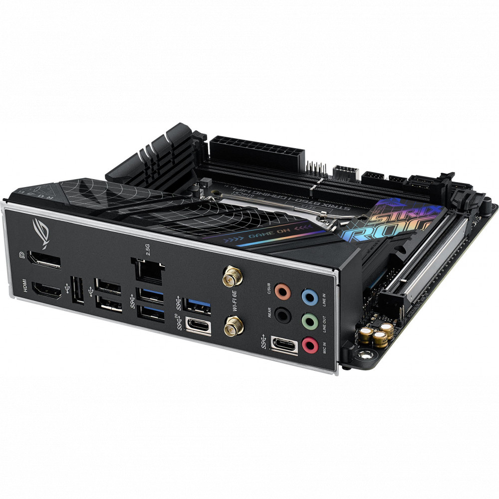 Материнская плата Asus ROG STRIX B760-I GAMING WIFI 90MB1D90-M0EAY0 Mini-ITX, LGA 1700 - миниатюра 6