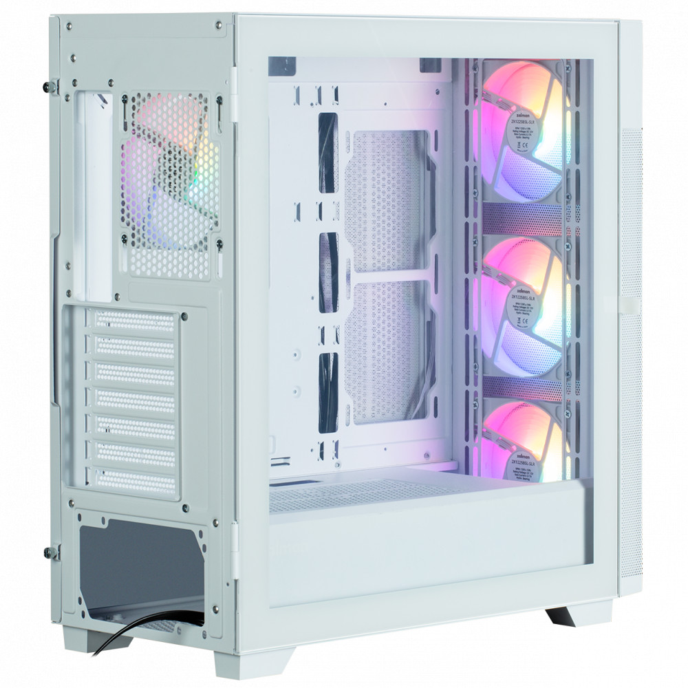 Корпус Zalman S5 NEO S5 NEO White Mid-Tower - миниатюра 3