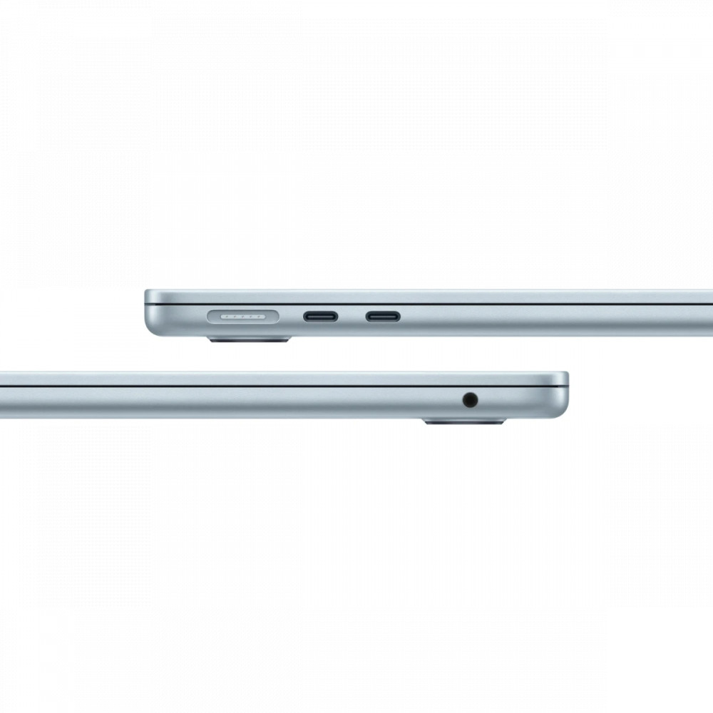 Ноутбук Apple MacBook Air 13 M4 Sky Blue MC6V4HN/A 13.6 ", WQXGA 2560x1664 (16:10), Apple, M4 series, 24 Гб, 512 ГБ, Apple M4 10-core, Mac OS - миниатюра 4