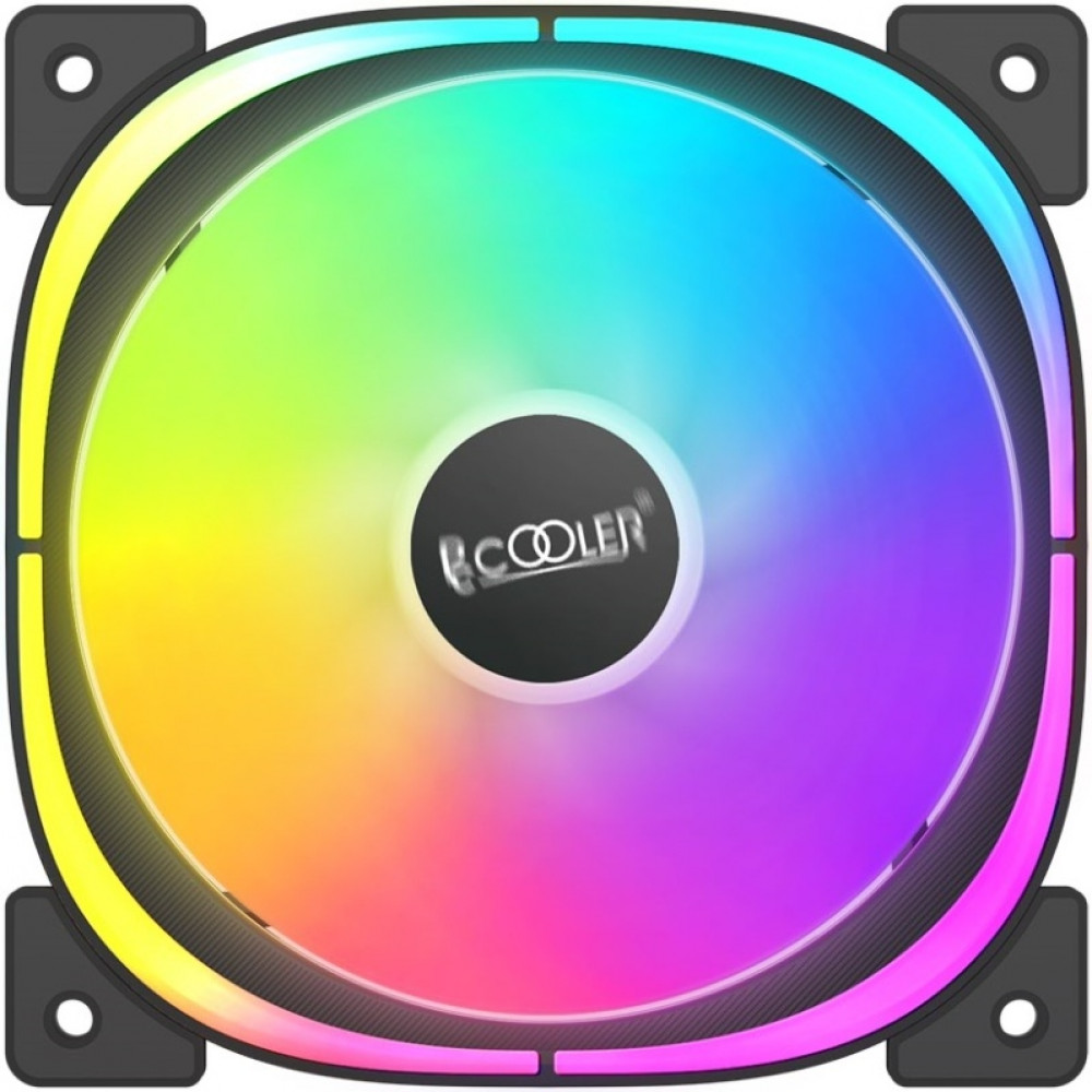 Система охлаждения PCcooler EF120 ARGB 120х120x25 черный F3-L120BKAM1-GL Для системного блока - миниатюра 2