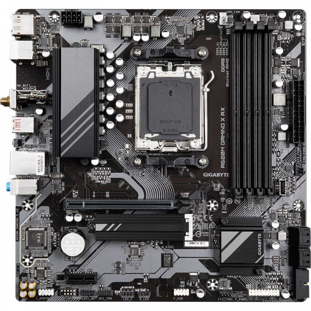 Материнская плата Gigabyte A620M GAMING X AX Micro-ATX, AMD AM5 - миниатюра 2