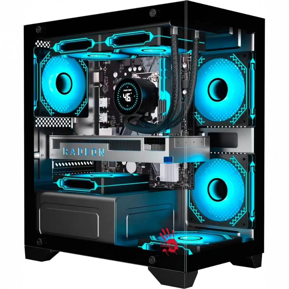 Корпус Bloody BD-CC103 Black BD-CC103-BK Mini-Tower — фото товара