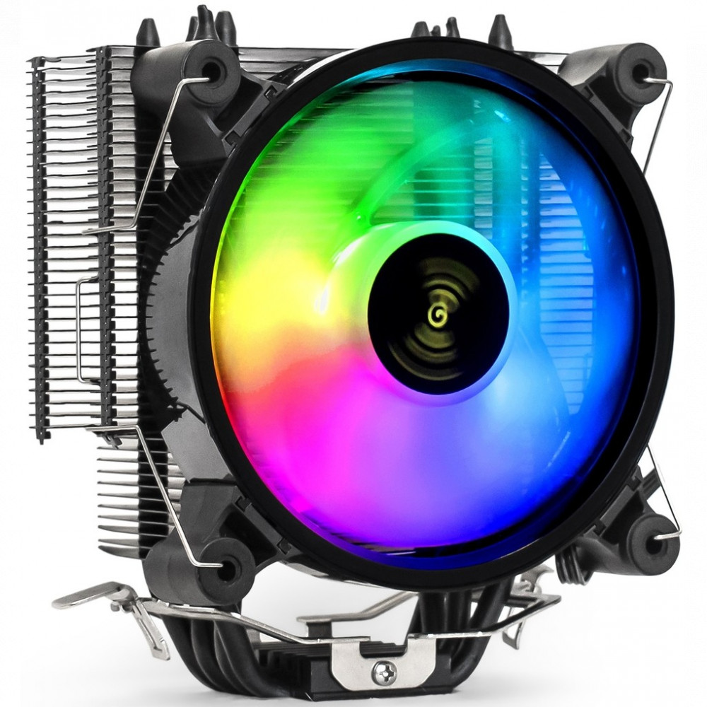Система охлаждения ExeGate Dark Magic EXX400V2-PWM.RGB EX293667RUS Для процессора — фото товара