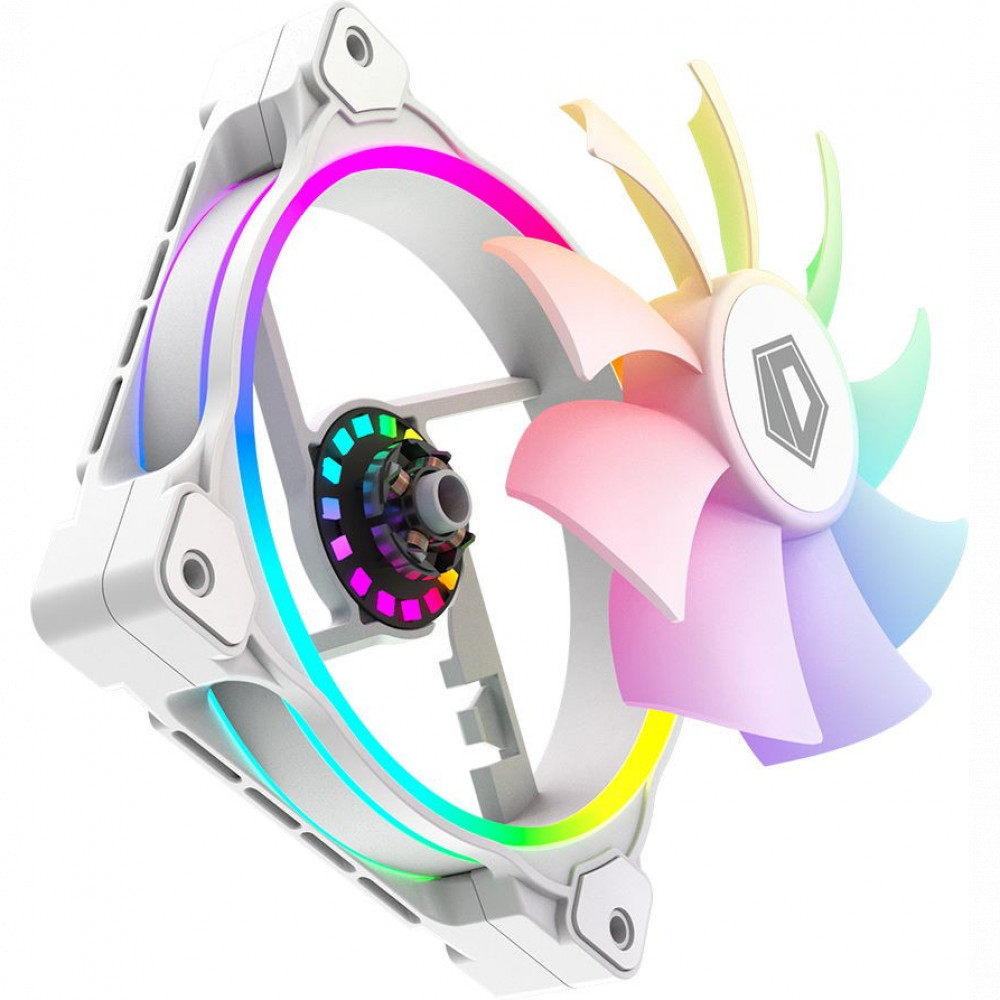 Система охлаждения ID-Cooling ID-FAN-ZF-12025-ARGB-TRIO-SNOW Для системного блока - миниатюра 3