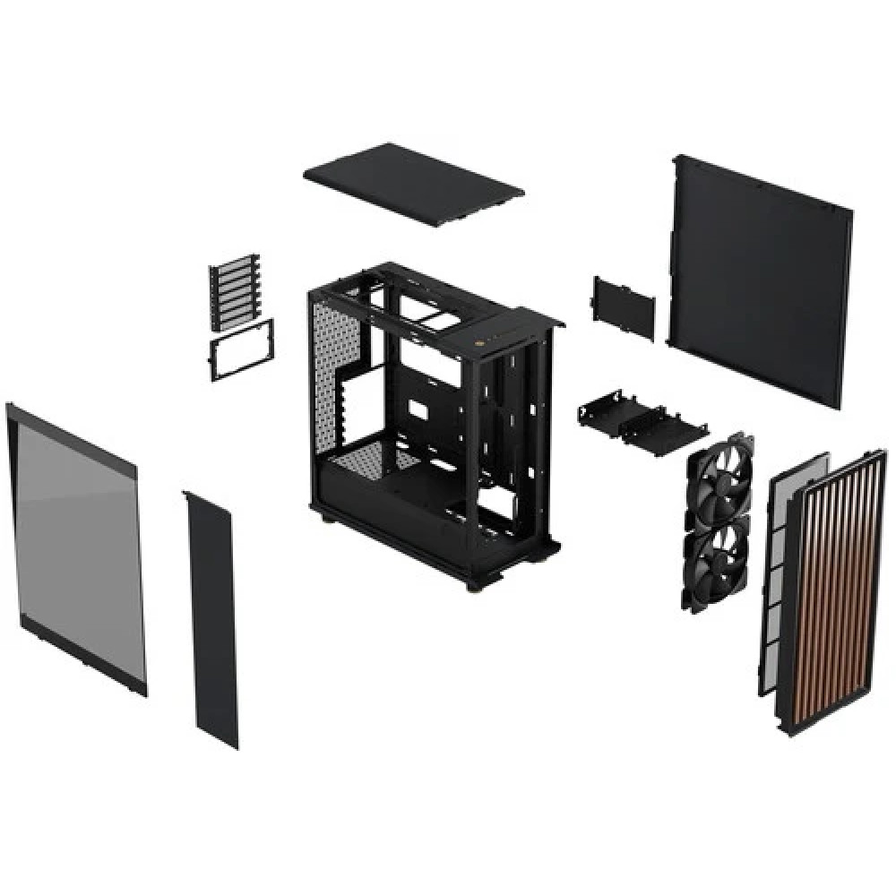 Корпус FRACTAL DESIGN North TG Dark Tint FD-C-NOR1C-02 Mid-Tower - миниатюра 5