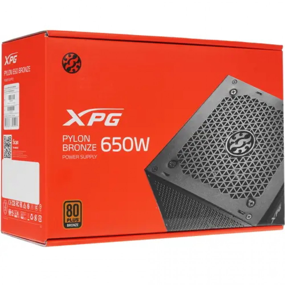 Блок питания XPG Pylon PYLON650B-BKCEU 650 Вт - миниатюра 5